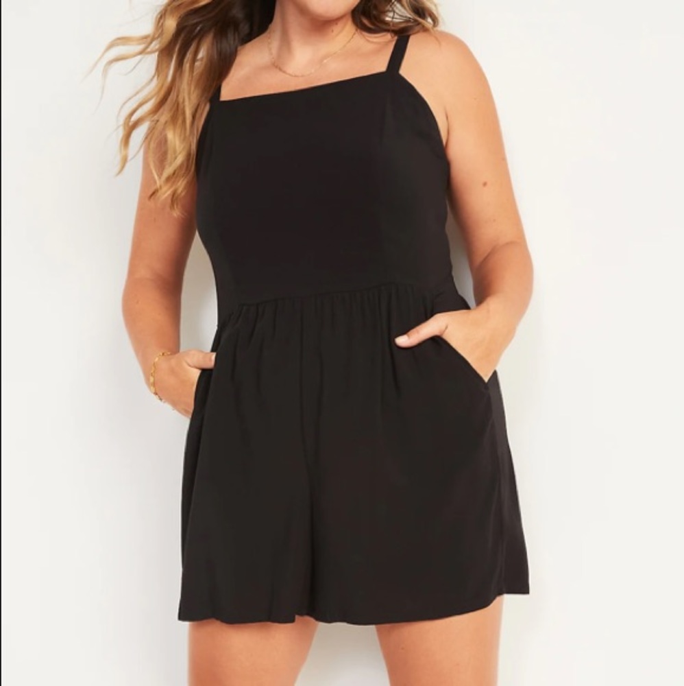 Waist Defined Cami Romper